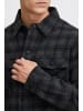 INDICODE Hemdjacke 25326MM Modische karierte Hemdjacke mit Futter in Grau