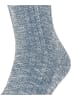 Falke Socken Carved Pile in Arcticblue