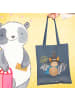 Mr. & Mrs. Panda Shopping Bag Fledermaus Zauberer ohne Spruch in Indigo Blue