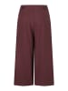 More & More weite Culotte, verkürzte Form in raisin brown