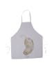 Mr. & Mrs. Panda Grill Schürze Otter Kopfüber ohne Spruch in Grau Pastell
