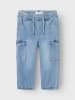 name it Cargojeans NMMBEN BAGGY in medium blue denim