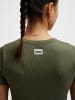 Hummel T-Shirt Hmlpulse Damen in DUSTY OLIVE