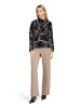 Betty Barclay Sweatshirt mit Rippenstruktur in Schwarz/Weiß