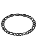 True Rebels Armband aus Edelstahl in schwarz