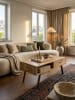 KADIMA DESIGN Couchtisch | Mango/Metall, 95x42x50cm, Schublade