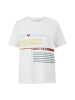 s.Oliver T-Shirt kurzarm in Creme