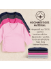 LOREZA 5er Set Jungen Baby Wickelshirts langarm 100% Baumwolle  56 Variante 1