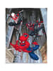 Herding Fleecedecke Spider Man 130x170cm in Grau / Rot