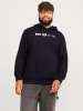 JACK & JONES PLUS Kapuzenpullover in Black