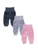 TupTam 3er- Set Hosen in rosa/grau