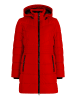 Betty Barclay Steppjacke mit abnehmbarer Kapuze in Flame Red