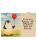 Mr. & Mrs. Panda Box Pinguin Luftballon Design mit Spruch in Weiß