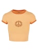 Urban Classics Urban Classics Cropped T-Shirts in paleorange/vintageorange