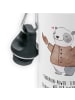 Mr. & Mrs. Panda Trinkflasche Skorpion Astrologie mit Spruch in Weiß