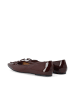 Bianco Ballerinas in BurgundyPatent