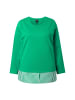 Ulla Popken Sweatshirt in smaragdgrün
