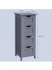 VASAGLE Badschrank in Grau - (B)30 x (H)82 x (T)30 cm