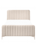 Beliani Doppelbett LUNAN in Beige/Silber - (W) 127 x (H) 101 x (L) 215 cm