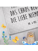 Mr. & Mrs. Panda Gästehandtuch Koala Familie mit Spruch in Grau Pastell