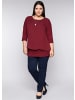 sheego Blusenshirt in rubinrot