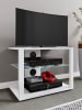 ebuy24 TV Tisch FolasL 6 Weiß 60 x 41 cm