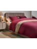 Beliani 3-tlg Bettwäsche-Set PARKROSE in Rot
