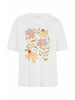 Hessnatur Hessnatur Print T-Shirt Oversize aus reiner Bio-Baumwolle in naturweiss