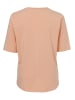 FRAPP  Shirt Verspieltes T-Shirt mit Glitzersteinen in peach