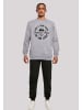 F4NT4STIC Sweatshirt Weihnachten Trees Farm Retro Sign in grau meliert