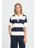 ICHI Kurzarm-Bluse IHLULS Loose fit in WIDE TOTAL EC WHITE STRIPE