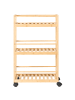 Beliani Badezimmerregal QUINTAY in Braun - (W) 45 x (H) 75 x (L) 20 cm