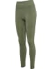 Hummel Hummel Tights Hmlmt Yoga Damen Dehnbarem Feuchtigkeitsabsorbierenden Nahtlosen in DEEP LICHEN GREEN