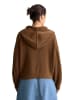 Marc O'Polo DENIM Kapuzen-Cardigan loose in Umbra Brown