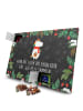 Mr. & Mrs. Panda Tee Adventskalender Einhorn Pilz mit Spruch in Kreidetafel