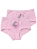 Sweety for Kids 2er-Set: Hipster-Panty in Hell-Rosa