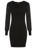Bruno Banani Strickkleid in schwarz