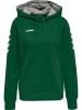 Hummel Hummel Cotton Kapuzenpullover Hmlgo Multisport Damen Atmungsaktiv in EVERGREEN