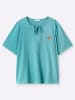 sheego Halbarmshirt in ozean
