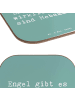 Mr. & Mrs. Panda Untersetzer Spruch Hebamme Engel mit Spruch in Meeresbrise