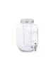 relaxdays Getränkespender in Transparent - 4 Liter