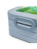 Mr. & Mrs. Panda Bento Box Frosch Liebe Design ohne Spruch in Blau Pastell