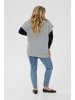 KAFFE curve Poncho KCrosa Loose fit in Grey Melange