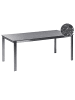 Beliani Esstisch COSOLETO in Schwarz/Silber - (W) 90 x (H) 75 x (L) 180 cm