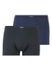 Bruno Banani Boxershort 2er Pack in Schwarz/Blau