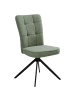 Beliani 2er-Set Esszimmerstuhl RYAN in Grün/Schwarz