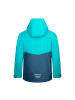 Trollkids Regenjacke "Nusfjord" in Blaugrün/Mystikblau