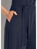MADELEINE Eleganter Jumpsuit mit Stehkragen in marine