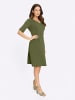 Heine Jersey-Kleid in oliv