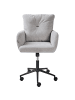 Beliani Bürostuhl ALPINE in Grau/Schwarz - (W) 61 x (H) 90 x (L) 71 cm